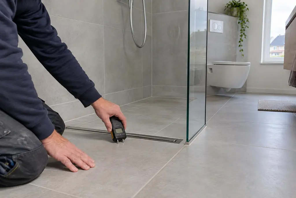 Lekdetectie Aalsmeer – badkamer in een nieuwbouwwoning